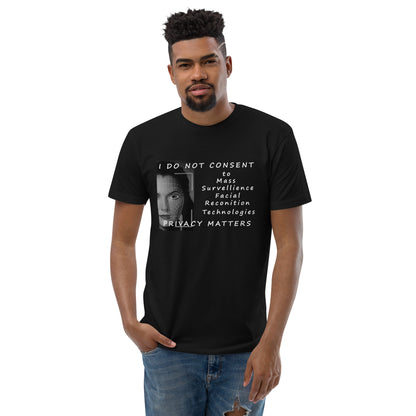 Men's Privacy Matters Fitted T-shirt