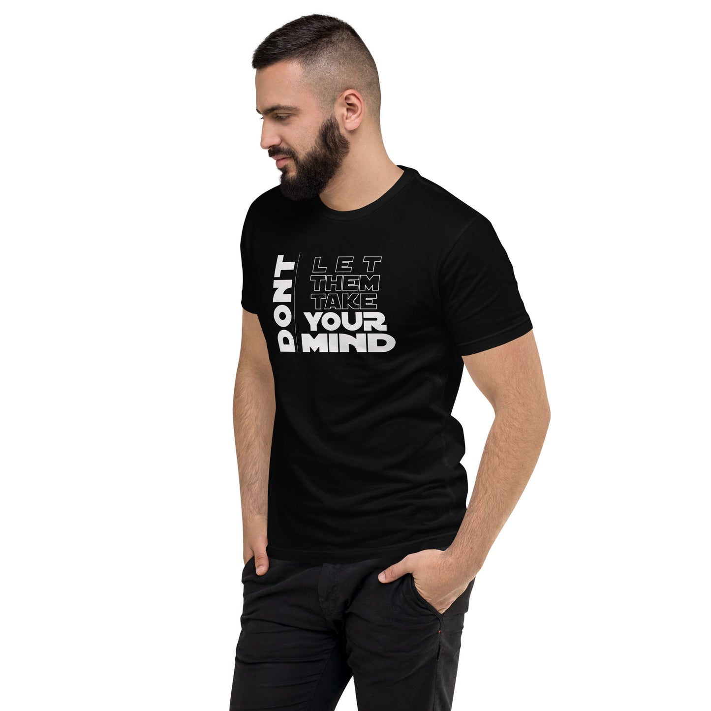 Men's Take your mind Fitted T-shirt