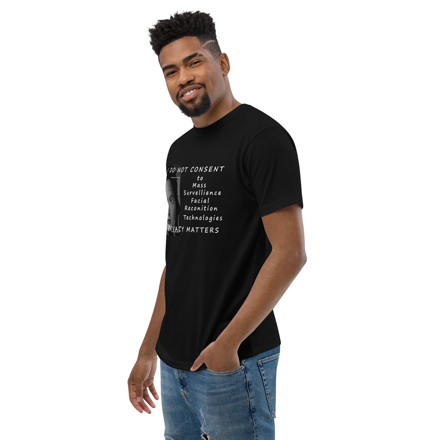 Men's Privacy Matters Fitted T-shirt