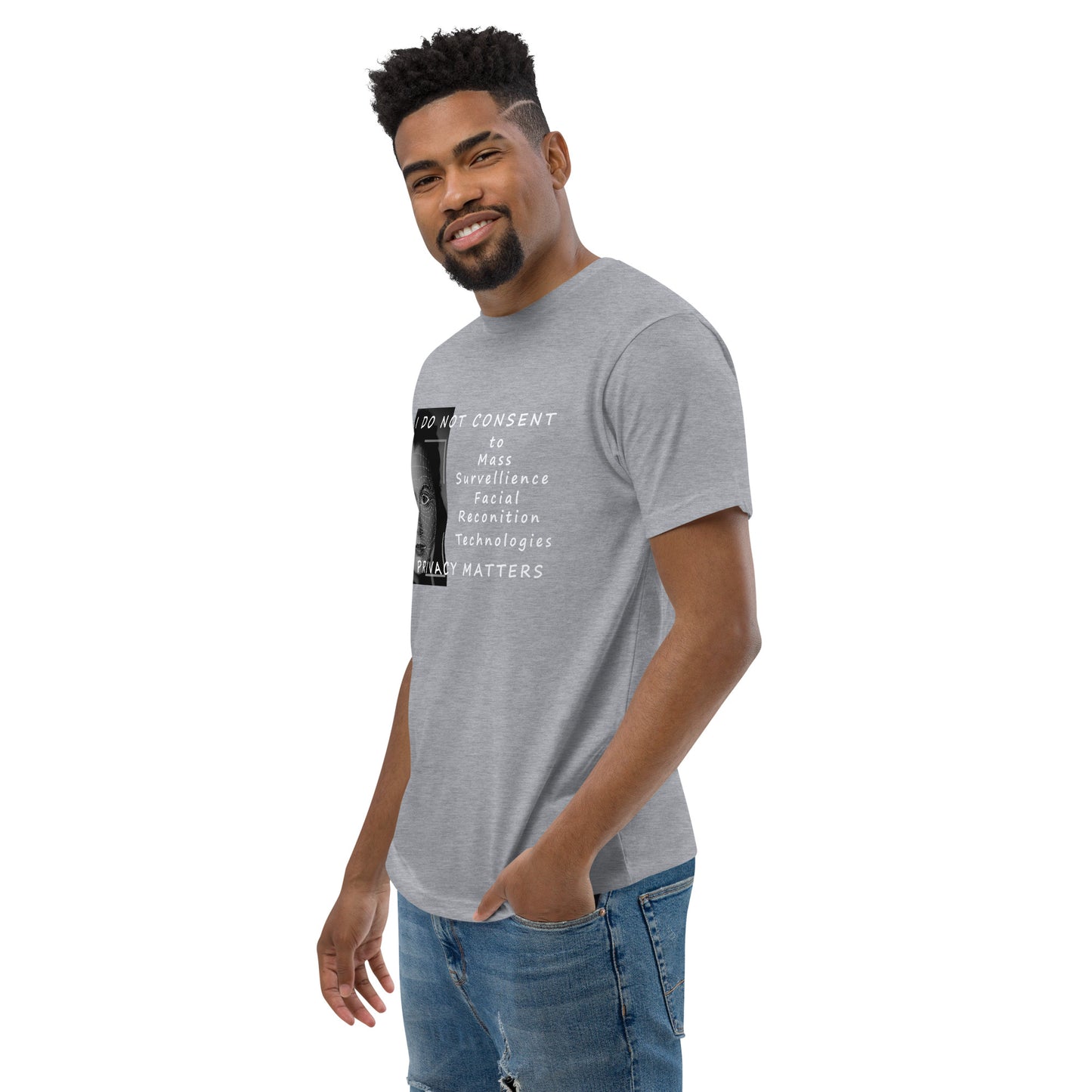 Men's Privacy Matters Fitted T-shirt