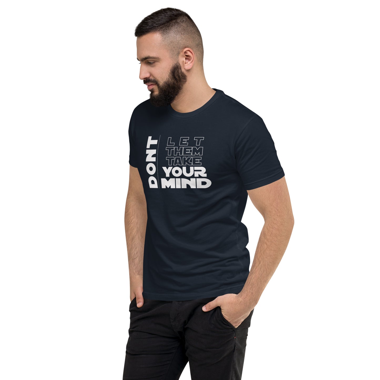 Men's Take your mind Fitted T-shirt