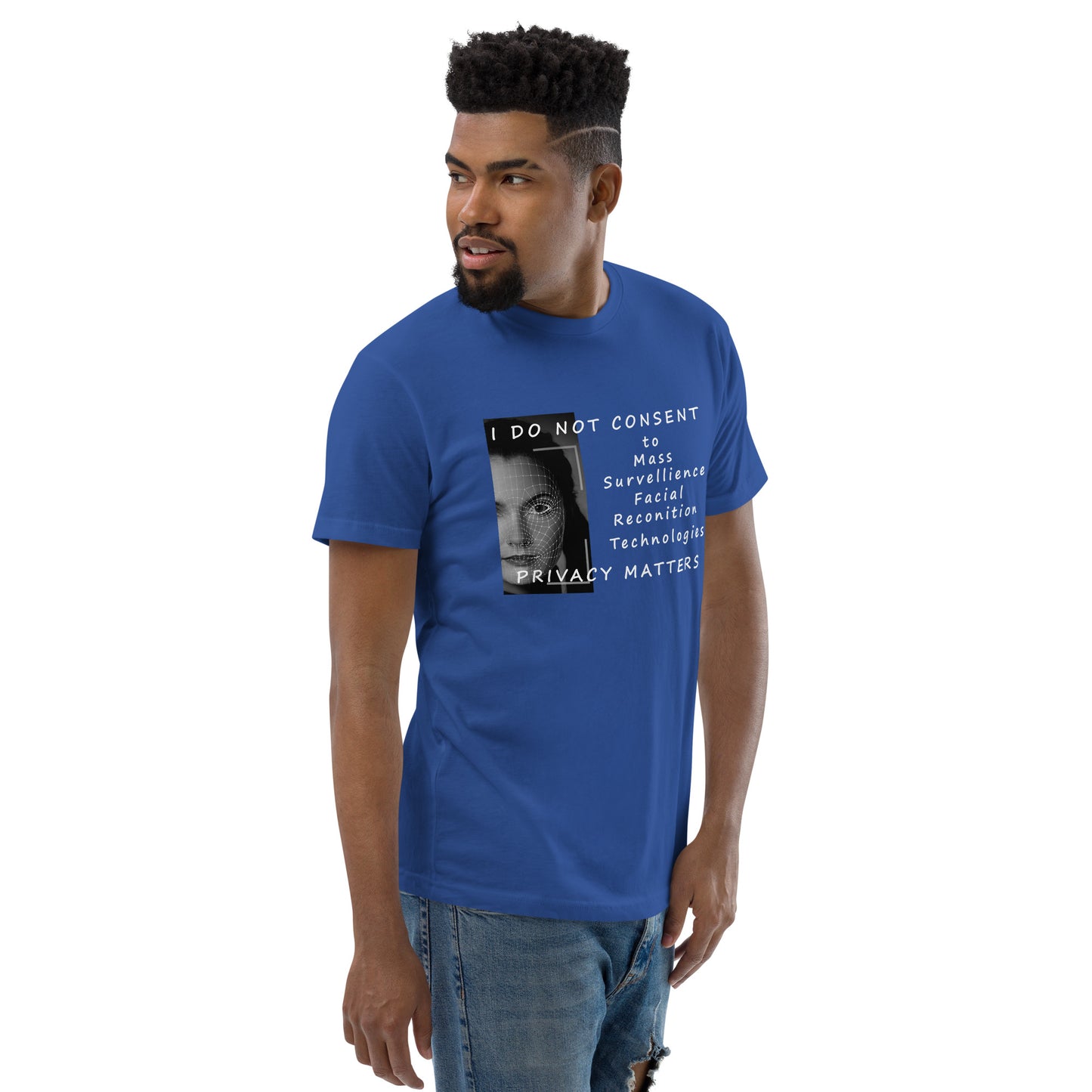 Men's Privacy Matters Fitted T-shirt