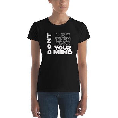 Womens Take your mind Fitted T-shirt