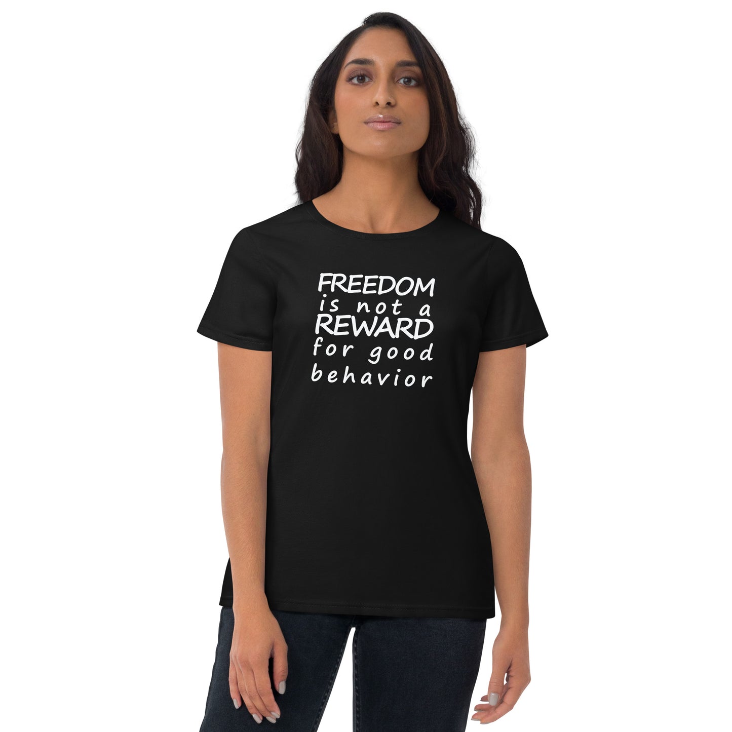 Womens Freedom Fitted T-shirt