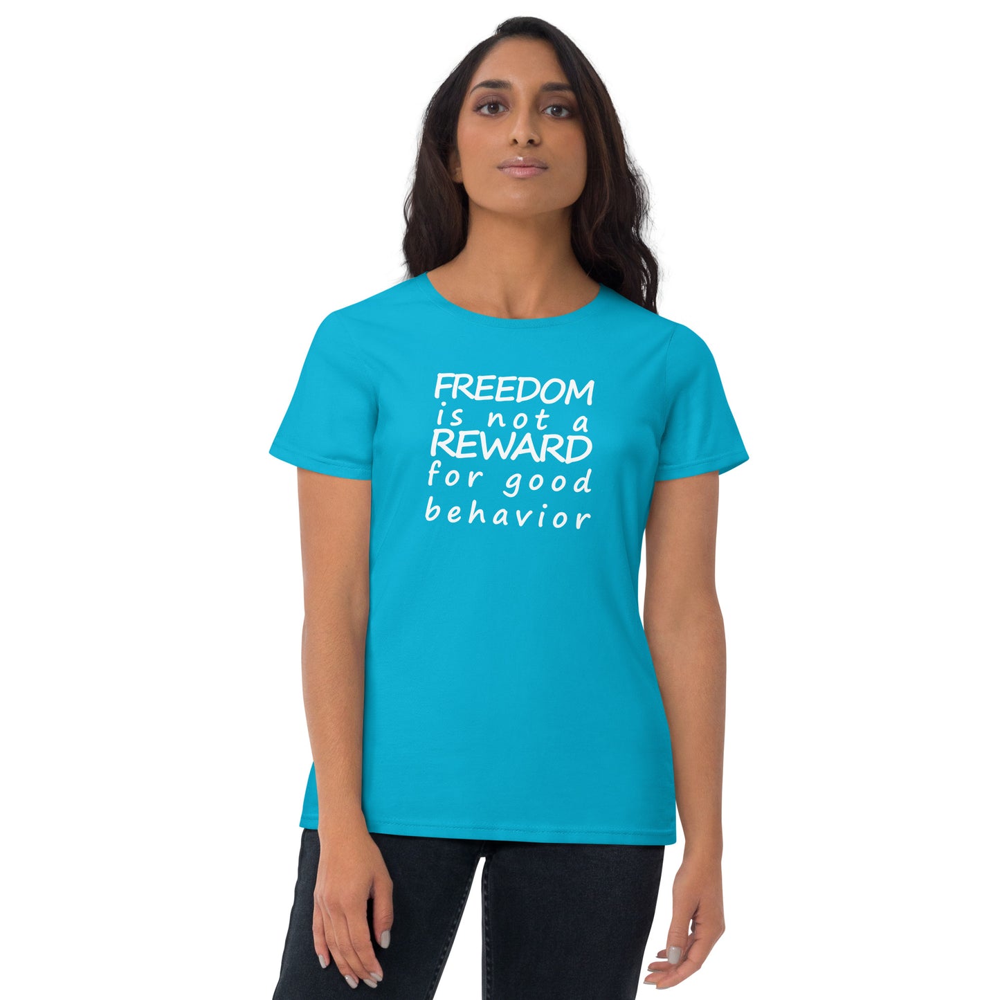 Womens Freedom Fitted T-shirt