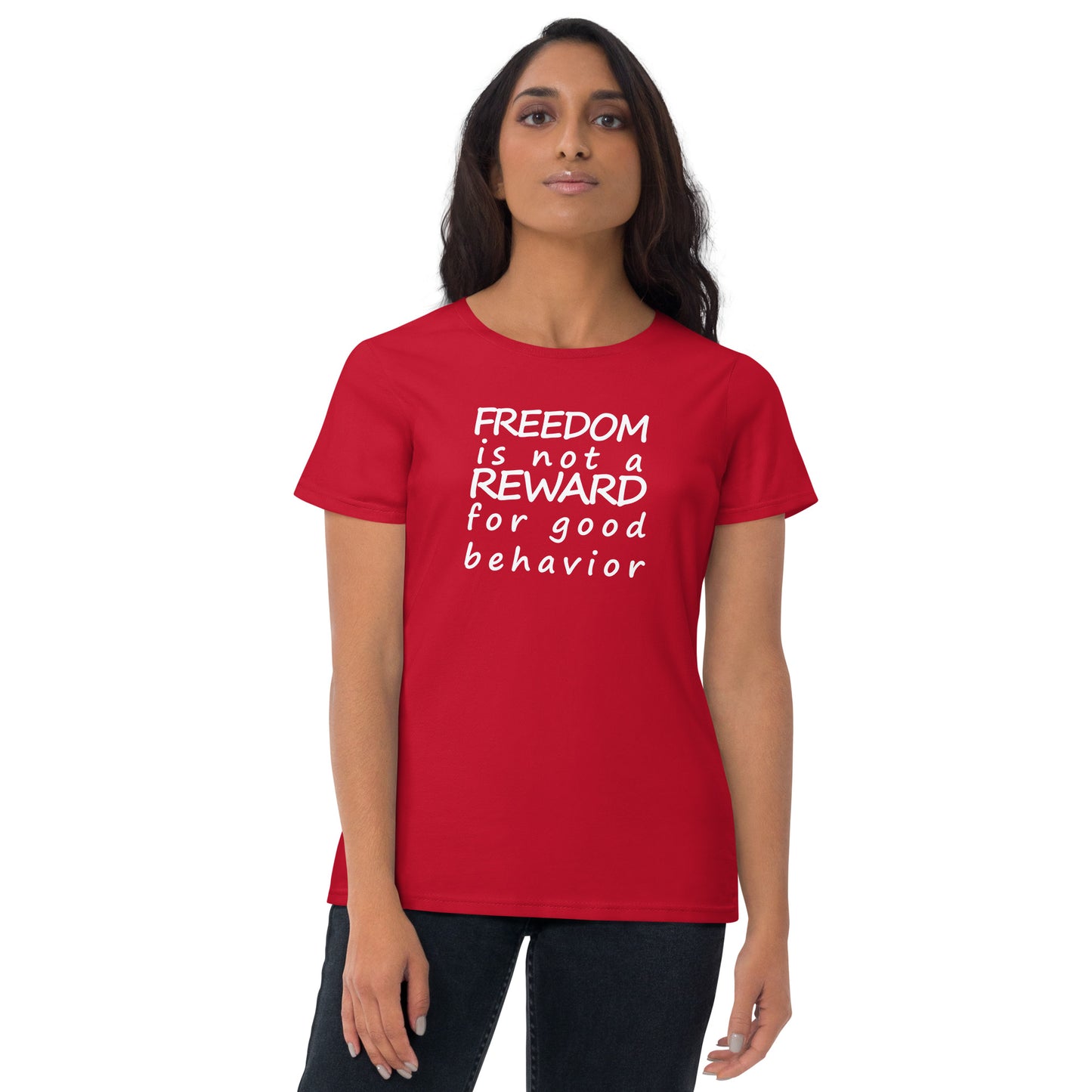 Womens Freedom Fitted T-shirt